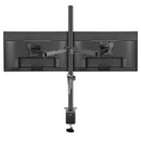 (80cm) DL-T902-280II Full Motion Dual Monitor desktop stand Holder 10"-27" clamp grommet hole base PC Mount foldable Arm 12kg