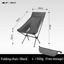 3F UL GEAR  Outdoor folding Aluminum chair leisure Portable Ultralight Camping Fishing Picnic Chair Beach Chair Seat