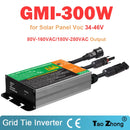 Y&H Solar Inverter 350W 300W 500W 600W 700W MPPT Solar PV Grid Tie Micro Inverter GMI series Input 26-46V DC Output 110V-240V