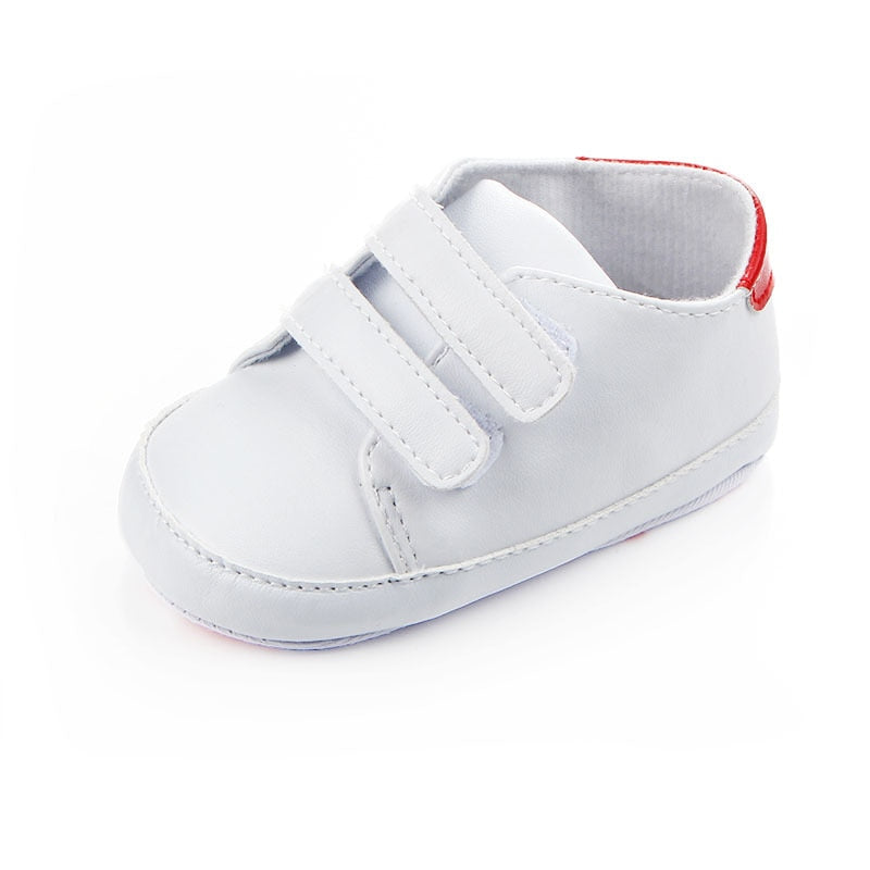 Newborn Print Heart Star Baby Sneaker PU Leather Baby Boys Girls First Walkers Soft Sole Infant Toddler Baby Shoes For 0-18M