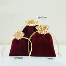 Fashion Flannel Bags Of Gift Packing Black Velvet Bag Jewelry Bags Jewelry Box Drawstring Pouch Party and Wedding Gift Package