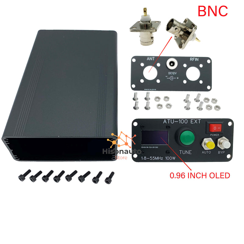 Hisonauto ATU-100 ATU100 1.8-50MHz DIY Kits  Automatic Antenna Tuner by N7DDC 7x7 Firmware Programmed / SMT/ Chip Soldered