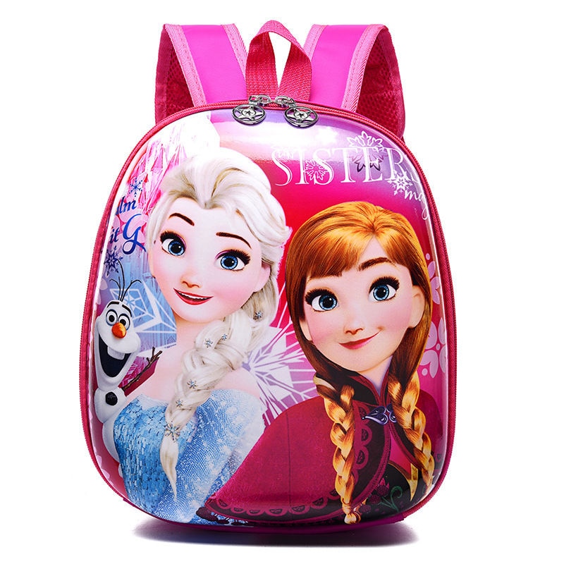 Disney Children bag for school shell princess backpack children kindergarten cartoon schoolbag girl boy backpack Frozen Elsa