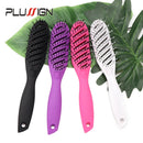 Plussign New Hair Brushes Curved Vented Styling Hair Brush, Detangling Thick Hair Massage Blow Drying Brush, Massage Hair Comb