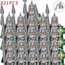 Classic Medieval Movie Elves Dwarf Warrior Iron Foot Dane leader of the Dwarfs Building Blocks LOTR Figures Toys For Children