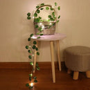 Ivy Eucalyptus leaves Leaf fairy lights led string lights,garland wedding home decoration, mini led copper lights