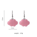 New Fashion Cute White Cloud Stud Earrings Delicate Mushroom Clouds for Women Girls Ear Jewelry Wholesale Gifts Bear