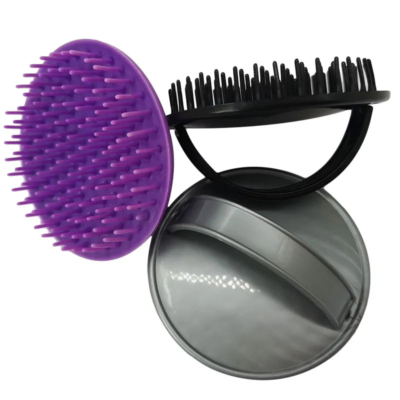 1pc Comb Handheld Scalp Shampoo Massage Brush Washing Comb Shower Head Hair Mini Head Meridian Massage Wide Tooth