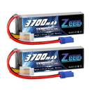 Zeee 4S Lipo Battery 14.8V 60C 3700mAh Softcase with EC5 Plug for RC Cars Boat FPV Drone Battery UAV Airplane Helicopter Parts