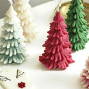 3D Christmas Tree Candle Mold Silicone Mold for Candle Making DIY Scented Candle Xmas Gifts