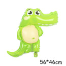 Cute Animal Foil Balloons Rabbit Fox Helium Balloon Happy Birthday Party Decorations Inflatable Baby Shower Children's day  Toys