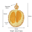 3D Fruit Strawberry Grape Mango Pineapple Water Melon Cherry Banana Charm Pendant , Jewelry Necklace Bracelet Making Supply M15