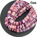 400pcs/Lot 3/4/5/6mm 16inch Round Slice Clay Beads Spacer Beads Polymer Clay Beads For Jewelry Making DIY Handmade Accessories
