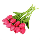 10/20pcs Tulips Artificial Flower PU Real Touch Fake Flower Tulip Bouquet Wedding Decoration Flowers Home Decor Garden Tulips