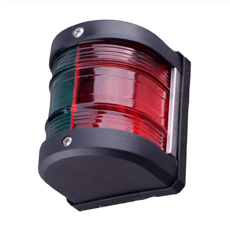 ISURE MARINE 12V LED Red & Green Bow Navigation Signal Light Lamp For Boat Yacht