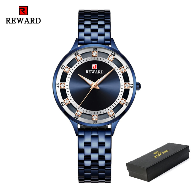 REWARD Fashion Luxury Brand Ladies Quartz Watch Casual Waterproof Women Watches Reloj Mujer 2023 Female Clock Relogio Feminino