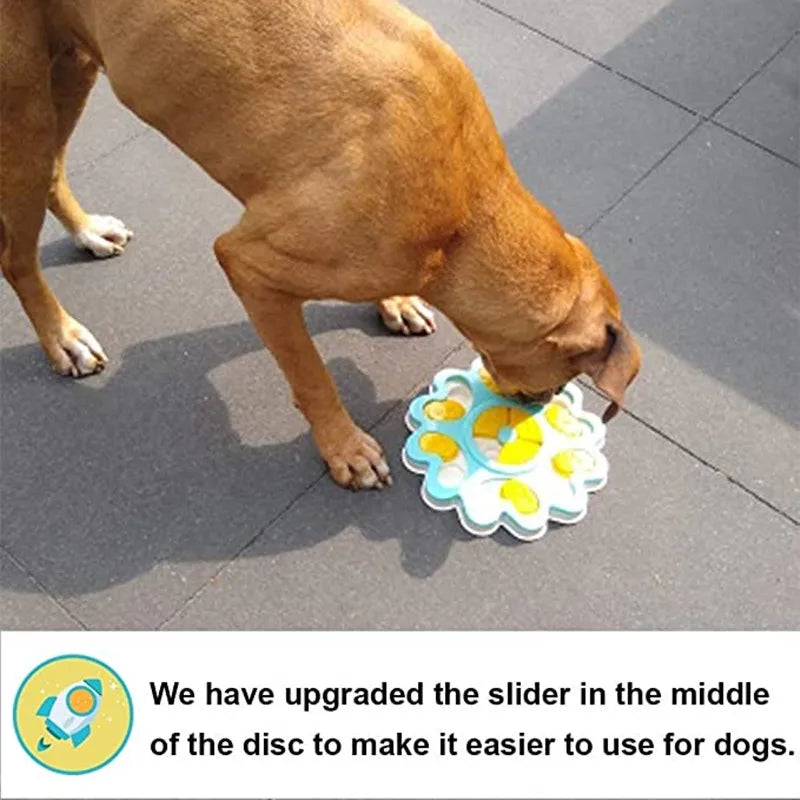 Training Puzzle Dog Toy Leaking Food Game Disc Board Funny Slow Eat Dog Interactive Toys Pet Product