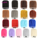 For Junky Curl Afro kinky Curly Synthetic Braiding Hair Extensions For DIY Good Omens 50g/pcs For Dreadlocks Twist Braids Hair