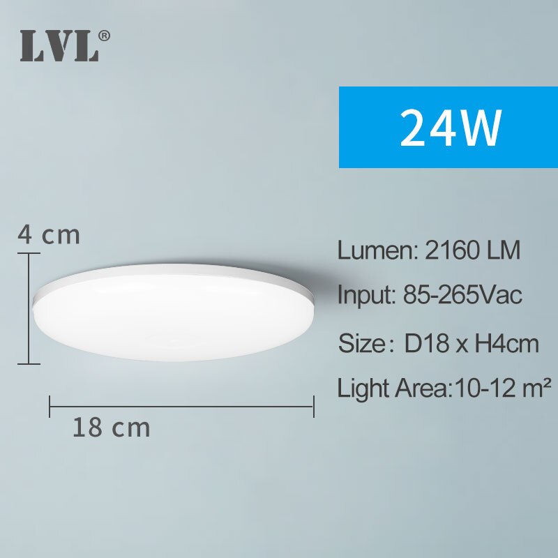 LED Ceiling Light 9W 13W 18W 24W 36W Modern Surface Mounting Ceiling Lamp AC85-265V For Kitchen Bedroom Bathroom Lamps