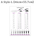 Eyelash decoration painting salon store decoration Eyelash extension technician instruction poster Wall Art Picture Decor