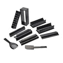 10pcs Sushi Maker Rice Mold High Quality Japanese Rice Ball Cake Roll Mold Multifunctional Mould Making Sushi Tools T-Q