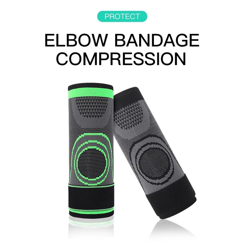 Breathable Bandage Compression Sleeve Elbow Brace Support Protector for Weightlifting Arthritis Volleyball Tennis Arm Brace