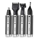 Kemei All In One Nose Hair Trimmer For Men&Women Electric Rechargeable Trimmer For Ear,Beard,Eyebrow,Facial,Trimer Grooming Kit