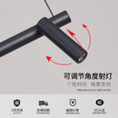 Modern Simple LED Pendant Light Black / White Dining Room Island Long Hanging Lamp Restaurant Bar Nordic Designer Art Luminaires