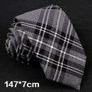 Checked Plaid Scottish Tartan Red Crimson Gray Grey Green Yellow Blue Mens Ties Neckties Free Shipping Suit Gift For Men