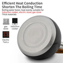 3L Stainless Steel Whistle Boiling Kettle Kitchenware Hammer Pattern Sound Kettle Heat-Resistant Handle Gas Induction Cookers