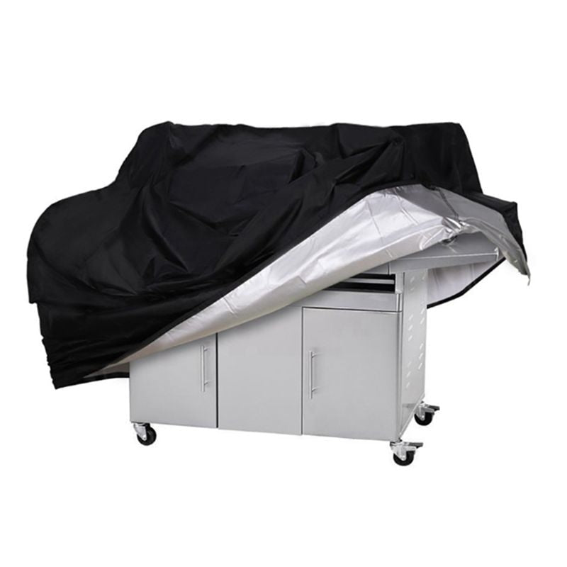 190T 210D BBQ Cover Outdoor Dust Waterproof Weber Heavy Duty Grill Cover Rain Protective Outdoor Barbecue Cover Round