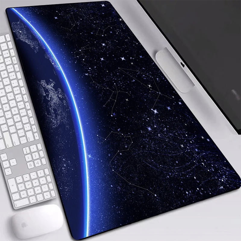 Space Gaming Mouse Pad Large Home Custom Mousepad Gamer Office Natural Rubber XXL Mouse Mat Desk Keyboard Pad XXXl Mouse Pads