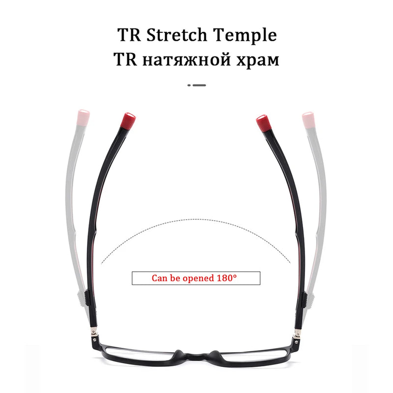 IENJOY Magnetic Reading Glasses Folding Square Adjustable Hanging Neck Presbyopia Eyewear Women Diopter Reader Eyeglasses Men