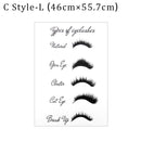 Eyelash decoration painting salon store decoration Eyelash extension technician instruction poster Wall Art Picture Decor