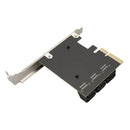 SATA PCIe Adapter 6 Ports SATA 3.0 to PCI Express x4 Expansion Card SATA III to PCI-E 3.0 X4 Controller for HDD ASMedia ASM1166