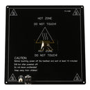 3DSWAY 3DPrinter Parts 3mm Aluminum Substrate Hot bed Heat bed 220/310/410mm ender3 Heated Bed 24V Hotbed Plate Black with Cable