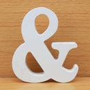 8 CM Letras Decorativas Grandes White Wooden Letters Home Decor Wedding Decoration DIY Personalised Name Design Free Standing