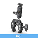 Ulanzi R094 Metal Super Clamp with 360° Ball Head Magic Arm Clamp with 1/4" 3/8" Hole for DSLR Camera Monitor LED Light Mic