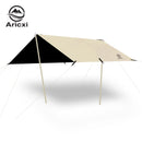 Aricxi Black Coating  Tarp Outdoor Camping Sun Shelter Shade Awning Thickened 210D Oxford cloth ANTI UV  high waterproof tarp