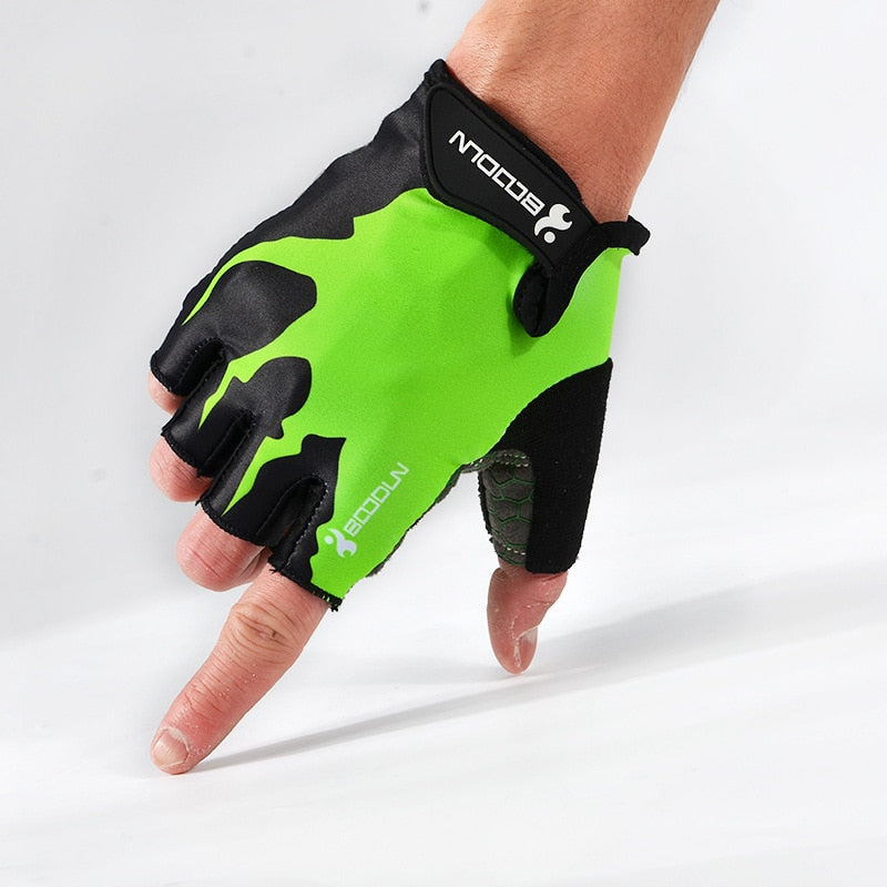 BOODUN Summer Shockproof Cycling Gloves Half Finger Outdoor MTB Road Bike Bicycle Gloves Sports Mitten for Children Men Women