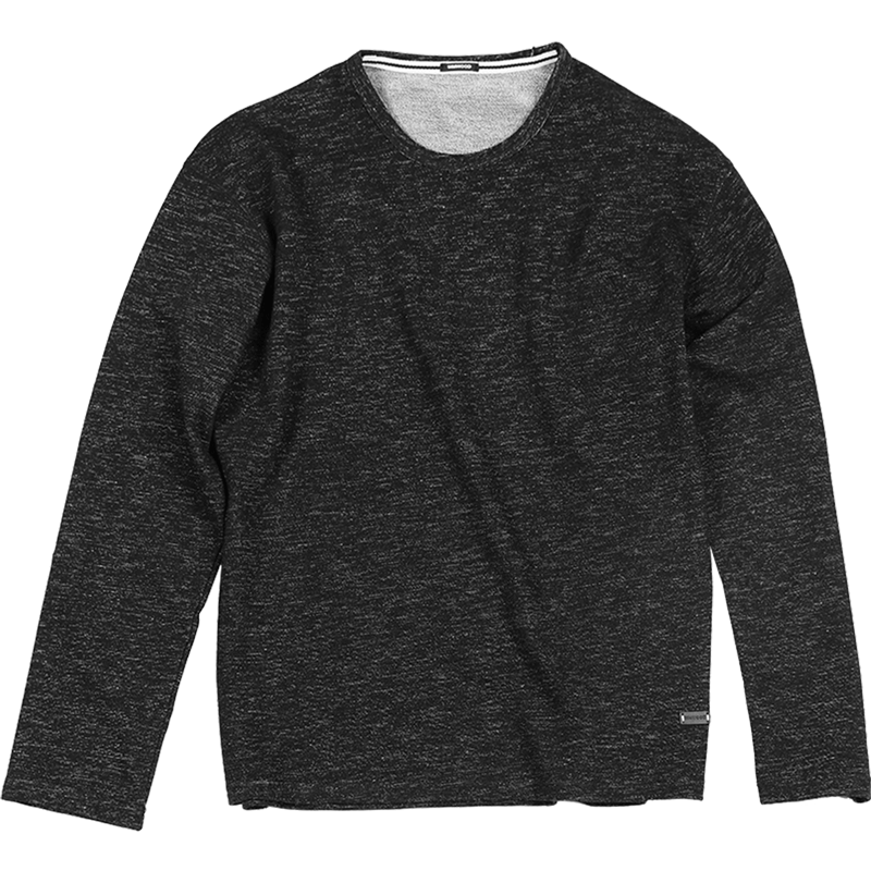 SIMWOOD 2022 Spring winter new long sleeve  t-shirt men Melange tops high quality plus size clothes t shirt SI980560