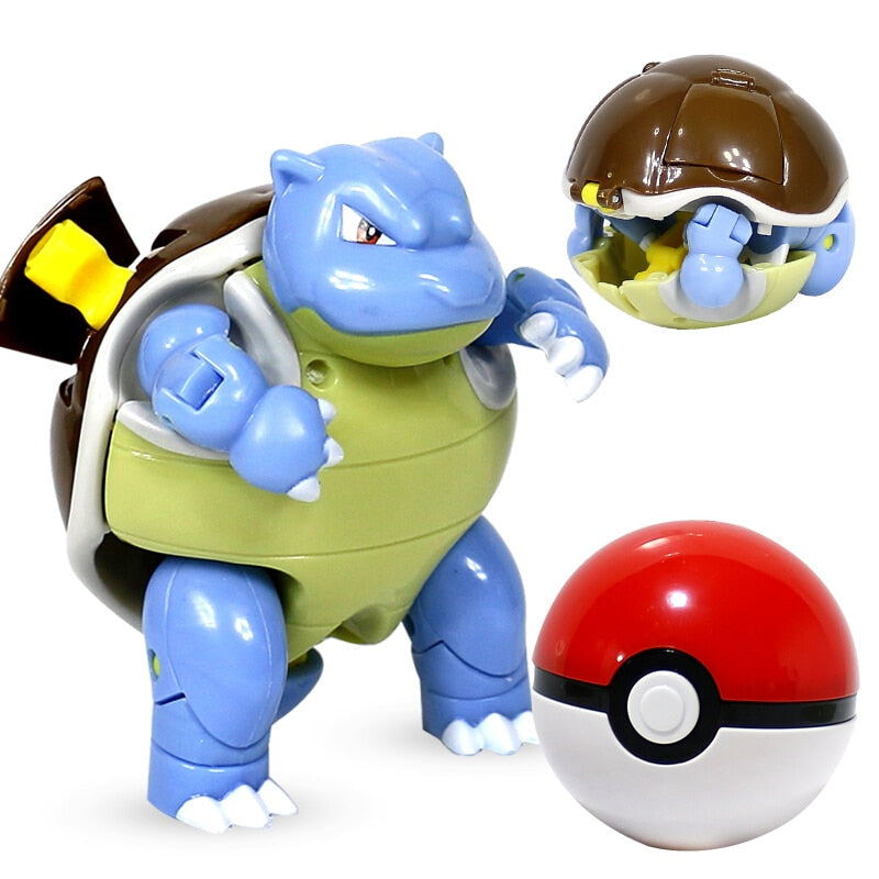 Pokemon Figures Ball Variant Model Pikachu Jenny Turtle Pocket Monsters Action Figure Toy Christmas Gift Box