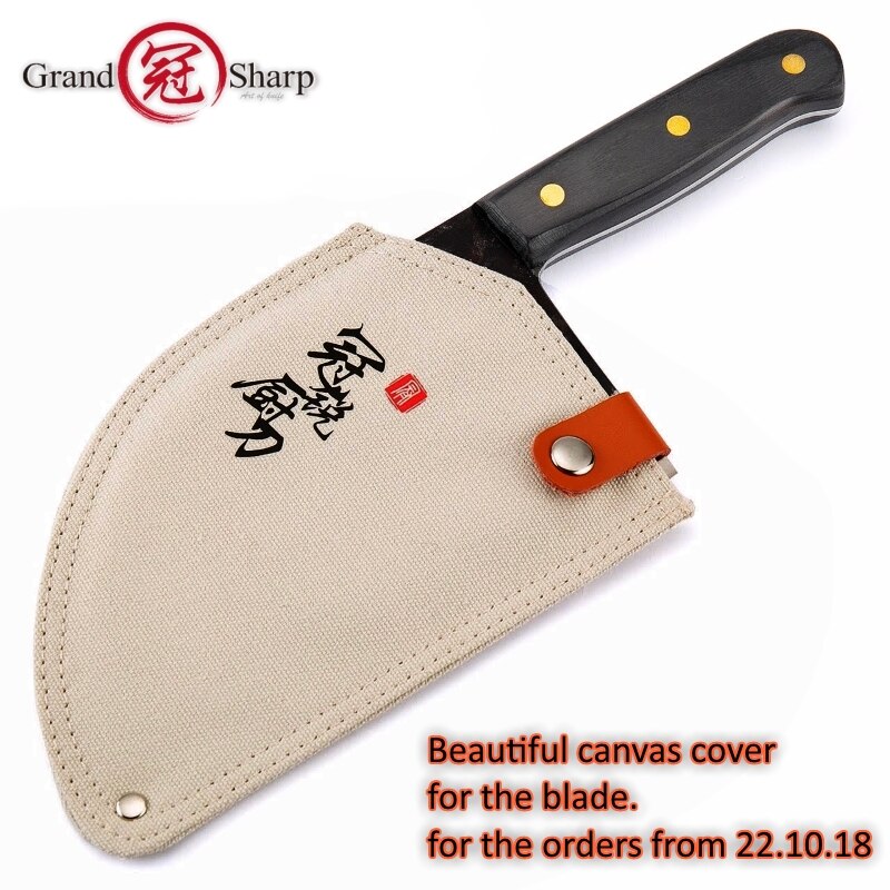 Handmade  Chef Knife Forged High Carbon Clad Steel Chinese Cleaver Professional Kitchen Meat Vegetables Slicing Chopping Cooking