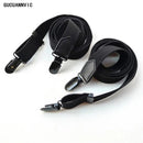 NEW GUCUANNVIC Classic wild do not cross men suspenders  General Fashionable strap black clips  Width: 2.5cm suspenders  women
