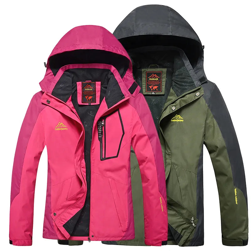 Men Women Windproof Outdoor Camping Hiking Jacket Coat Top Outwear Windbreaker Sports Apparel Tracksuit Athletic Blazers 5801