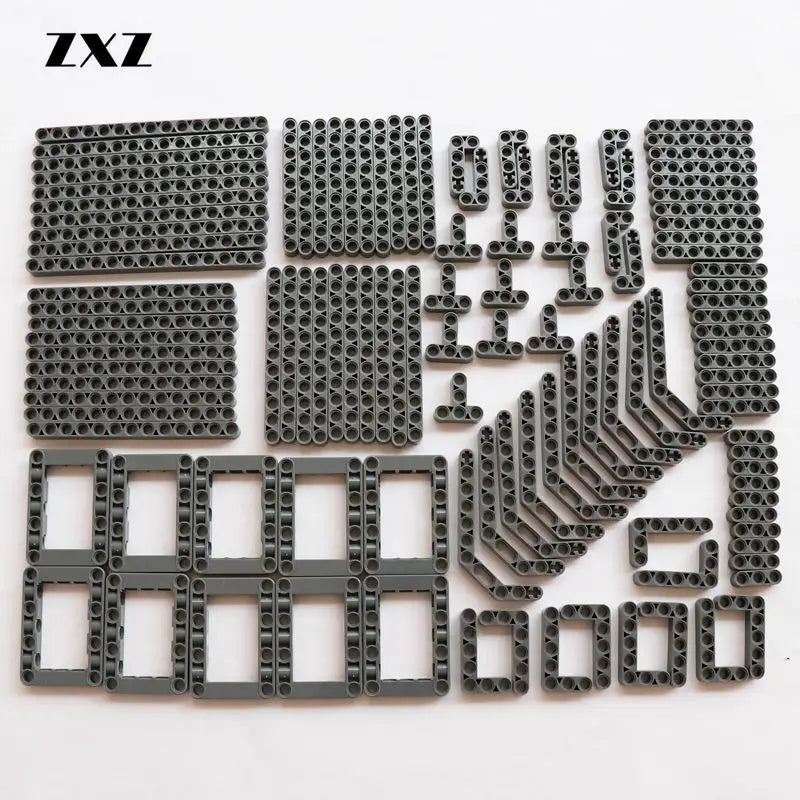 Hot Sales Technical Parts Liftarm Beam 12 Sizes Mixed MOC Bricks Building Blocks DIY Toys for Kid Boys Bulk Set 120pcs