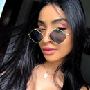 Designer Sunglasses Women Luxury Sun Glasses Diamond Rhombus Metal Frame Retro Unisex Men Fashion Eyewear