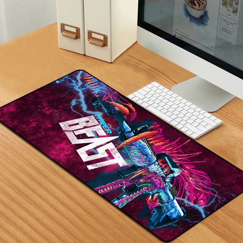 Sovawin 80x30cm XL Lockedge Large Gaming Mouse Pad Computer Gamer CS GO Keyboard Mouse Mat Hyper Beast Desk Mousepad for PC