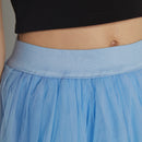 4 Layers 100cm Floor length Skirts for Women Elegant High Waist Pleated Tulle Skirt Bridesmaid Ball Gown Bridesmaid Clothing