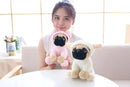 Stuffed Simulation Dogs Plush Sharpei Pug Lovely Puppy Pet Toy Plush Animal baby Toy Children Kids Birthday Christmas Gifts